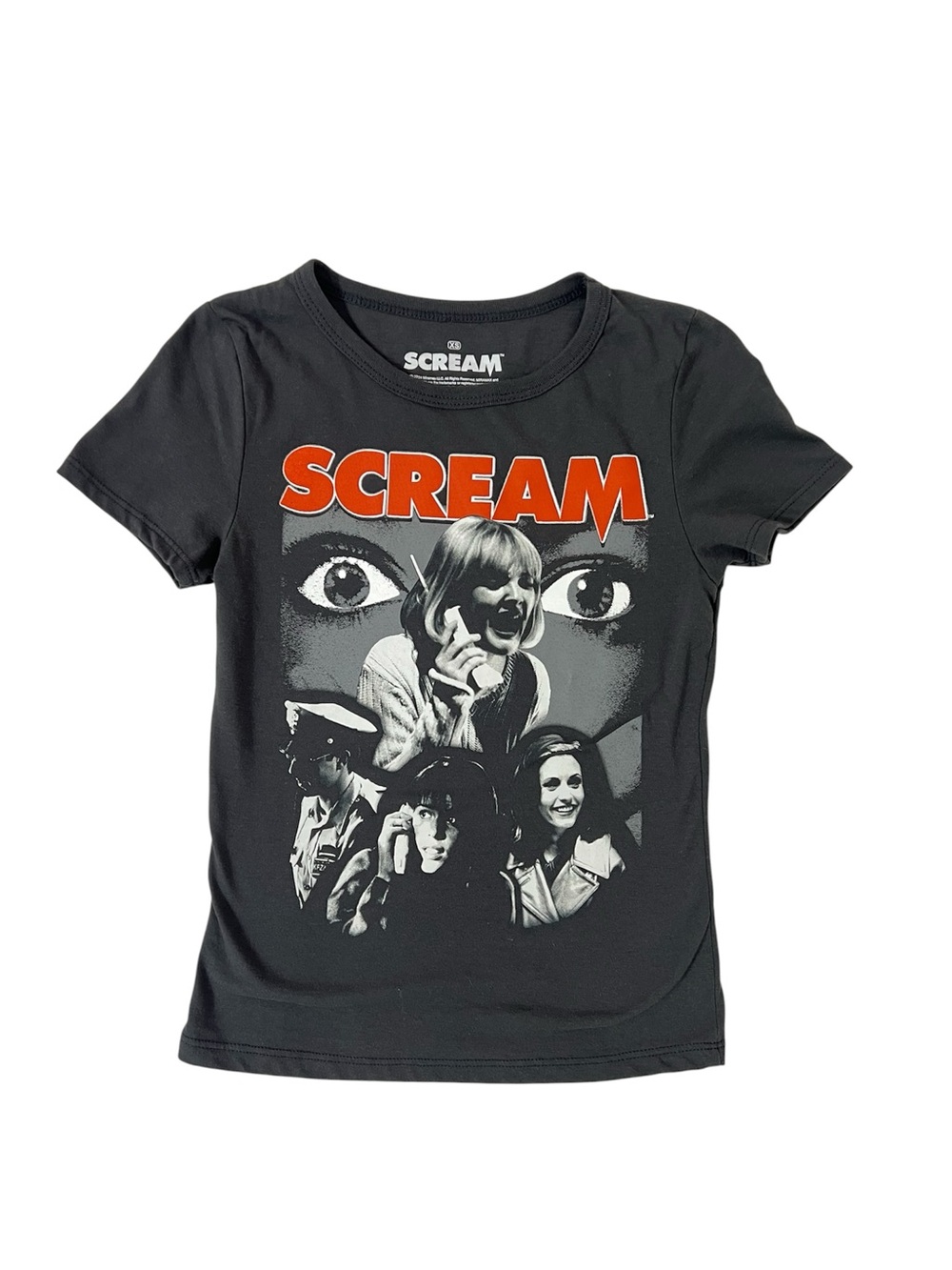 “Scream” Gray Tight Fitted Top